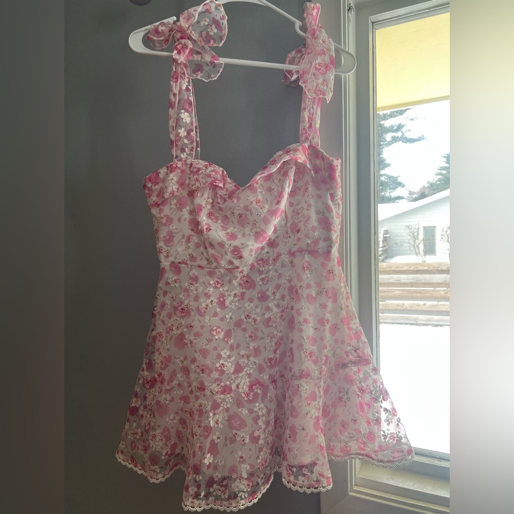 Floral Pink Dress